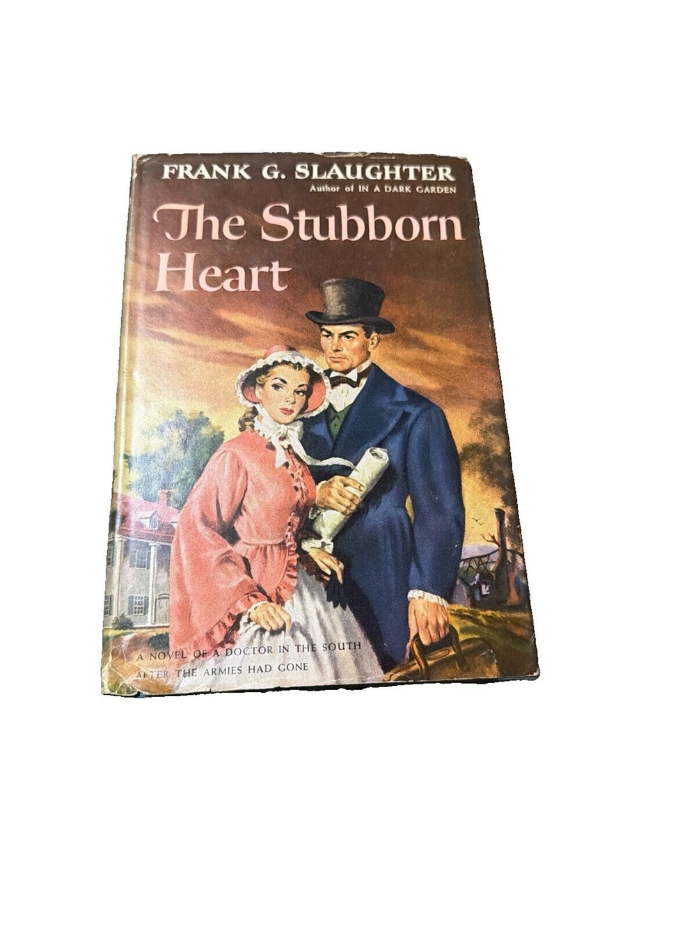 Vintage Hardcover The Stubborn Heart by Frank Slaughter 1950 Fiction War Romance